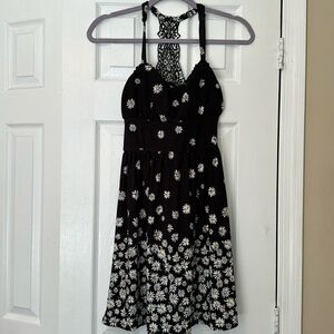 💜 Sweetheart Border Sunflower Print Dress